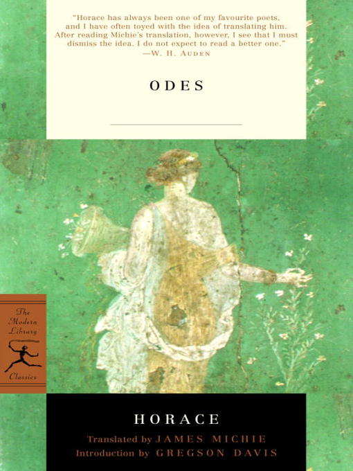 Title details for Odes by Horace - Available
